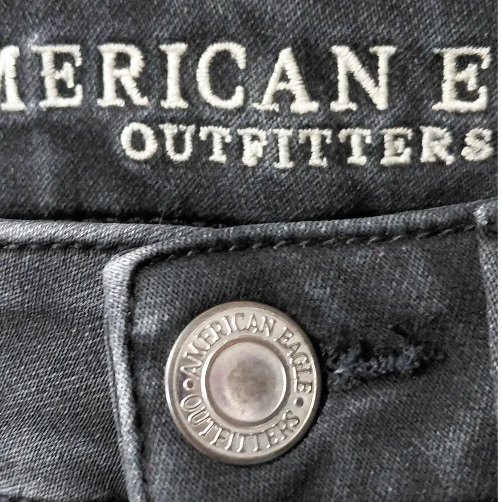 American Eagle Super X4 Colorblock Side Stripe Skinny Jeans Women Size 2